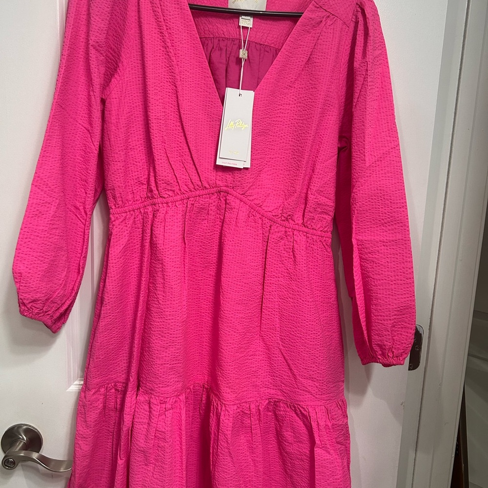 NWT Lilly Pulitzer Deacon 3/4 Sleeve V-Neck Dress